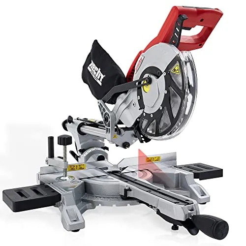 HECHT Zug-Kapp-Gehrungssäge 1800 Watt – Präzise und Leistungsstark - Sägen – Mit 1800 Watt Leistung und HM-Sägeblatt für exakte Schnitte bis 310 mm Breite und 60 mm Tiefe. Ideal für präzise Gehrungsschnitte von -45° bis +45°.