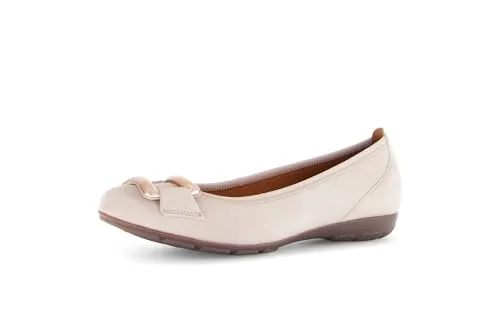 Gabor Damen Klassische Ballerinas, Frauen Flats,Slip-ons,klassisch elegant,Ballerinen,Pumps,Halbschuhe,Sommerschuhe,Slipper,Rouge,40.5 EU / 7 UK