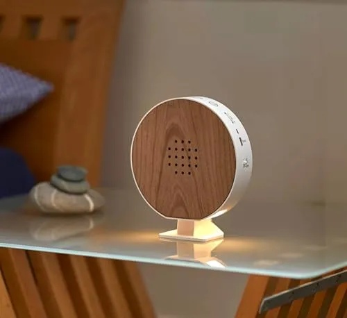 Northpoint Naturgeräuschebox Vogel Gesang - Dekorative Box mit Echtholz und unsichtbarem HF Bewegungssensor – ideal für entspannende Klänge und stimmungsvolle Beleuchtung in jedem Raum.