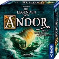 Die Legenden von Andor - Teil II: Die Reise in den Norden - Gesellschaftsspiel für 2-4 Spieler, spannende Erweiterung mit neuen Abenteuern und Herausforderungen für Fans der Serie.