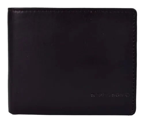 Strellson Brick Lane Myles Billfold Dunkelbraun - Herren-Geldbörse mit zahlreichen Fächern für geordnete Kartenaufbewahrung, ideal für den Alltag. Maße: 11 x 9,5 x 2,5 cm.