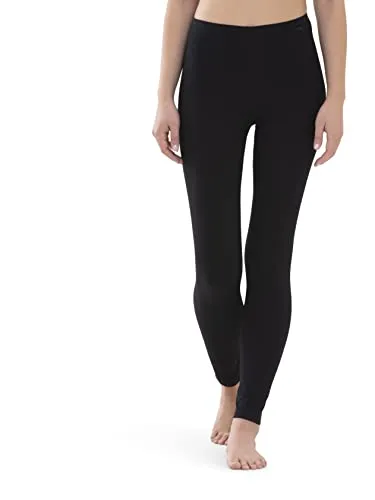 Mey Tagwäsche Superfine Organic Damen Leggings Schwarz 3XL (48) - Schmale Passform mit weichen Beinabschlüssen für ein angenehmes Tragegefühl. Ideal für den täglichen Einsatz und vielseitig kombinierbar.