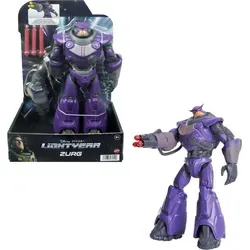 Mattel Disney P.L. Core Scale Figur Zurg HHJ72 - 25,5 cm große Zurg-Figur, vollständig artikuliert mit 13 Gelenkpunkten und abnehmbarem Blaster für spannende Actionabenteuer