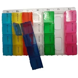 Pillenbox mit 7 Tagestreifen