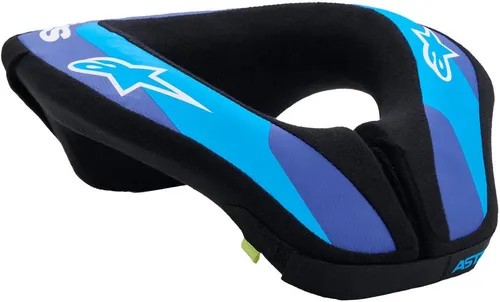 Alpinestars Sequence Jugend Motocross Nackenschutz, blau/weiß/schwarz, L/XL