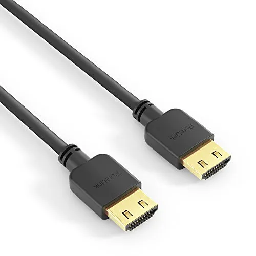 PureLink PI0500-010 High Speed HDMI Verbindungskabel (4K UltraHD (2160p), Ethernet, 18Gbps), 1m schwarz