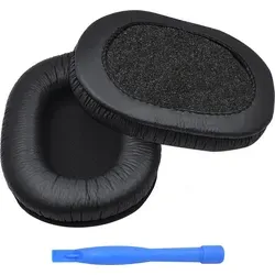MMOBIEL Ersatz Ohrpolster für Sony MDR-7506 / MDR-V6 / MDR-V7 - Schwarz - Schwarz