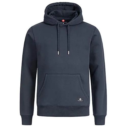 Höhenhorn 42Q2 Janga Hoodie Herren Kapuzenpullover D.Blau L - Kapuzenpullover für Herren, aus atmungsaktiver Baumwolle für optimalen Tragekomfort und vielseitig einsetzbar – ideal für Freizeit, Sport und Outdoor-Aktivitäten.