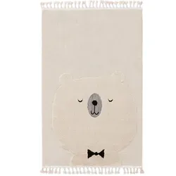 Lytte Kinderteppich Creme, 90x130 cm - Teppiche & Böden, Kinderteppich mit Oeko-Tex® Standard 100, wasserabweisend und ideal für gemütliche Spielzonen im Kinderzimmer.