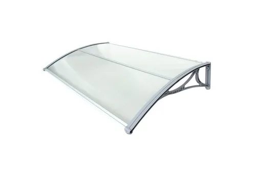 TRUTZHOLM Vordach - Hochwertiges Haustürdach in Grau - Vordächer aus Aluminium, witterungsbeständig und in verschiedenen Größen erhältlich, idealer Schutz für Ihre Haustür.