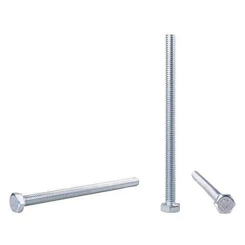 Stück DIN 933 Stahl Sechskantschrauben M6 x 90 mm Sechskantschrauben Vollgewinde Sechskantschrauben Sechskantschrauben (10, M6 x 90 mm) 10