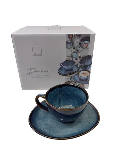 SÄNGER Kaffeetassen Set Darwin 8 tlg in blau von Sänger