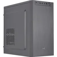 Aerocool PC Gehäuse CS-108 Mini-Tower Schwarz - Stylisches PC-Gehäuse im Mini-Tower Format, ideal für kompakte Builds und optimaler Luftzirkulation.