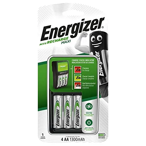 Energizer ENGCOMPAC Ladegeräte für wiederaufladbare Batterien