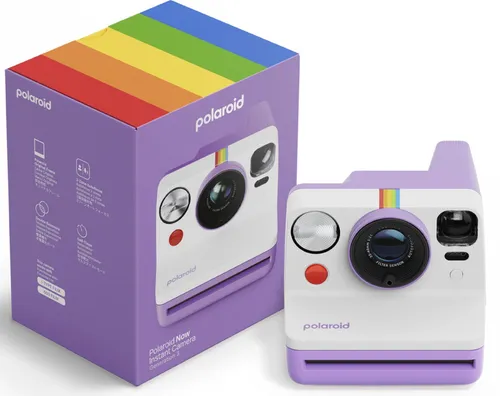 Camera Now Gen. 3 Purple - Sofortbildkamera, kompatibel mit i-Type & 600 Film für kreative Sofortaufnahmen