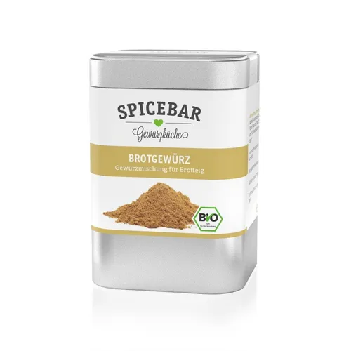 75g Brotgewürz, Bio Gewürzmischung für Brotteig Gewürz Spicebar