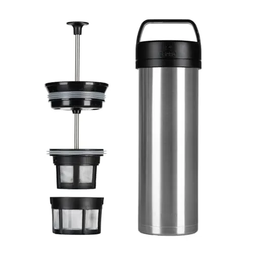 Espro Ultralight P0 Kaffeebereiter aus gebürstetem Stahl
