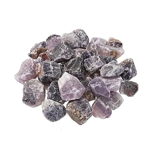 NKlaus 100g Wassersteine Amethyst Energievolle Rohsteine Edelsteine Mineralsteine 14863