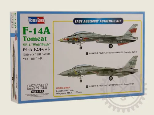 F-14A Tomcat VF-1 Wolf Pack / 1:72 - Hobby Boss - 80279