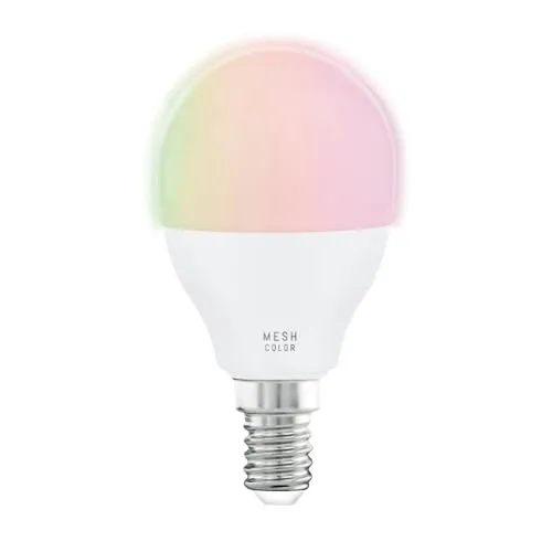 EGLO connect.z Smart-Home LED Leuchtmittel E14, P45, ZigBee, App und Sprachsteuerung Alexa, dimmbar, RGB, Lichtfarbe einstellbar (warmweiß-kaltweiß), 470 Lumen, 5 Watt, Glühbirne