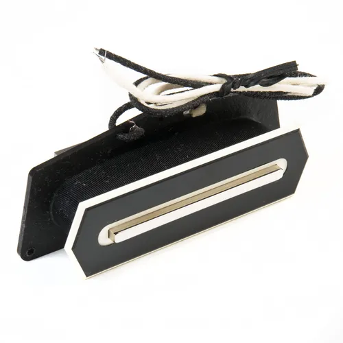 Roswell Pickups CHL Charlie Christian Black/White - Charlie Christian Neck Pickup für T-Style E-Gitarren, bietet warmen Klang und klare Saitendefinition durch Alnico II Magneten und speziellen Draht.