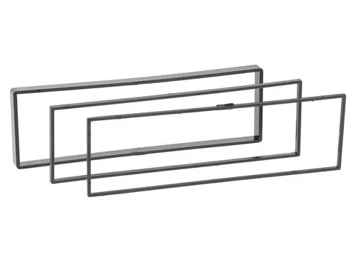 Radioblende CITROEN C2, C3, PEUGEOT 307, 1007 1DIN schwarz Einbaurahmen