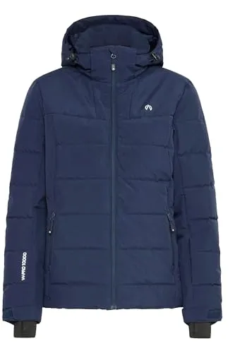 NORTH BEND NBMarina Damen Skijacke - Damen Skijacke mit 10.000 mm wasserdichter Membran, ideal für Wintersport und kühle Tage, ausgestattet mit verstellbarer Kapuze und Schneefang für optimalen Schutz.