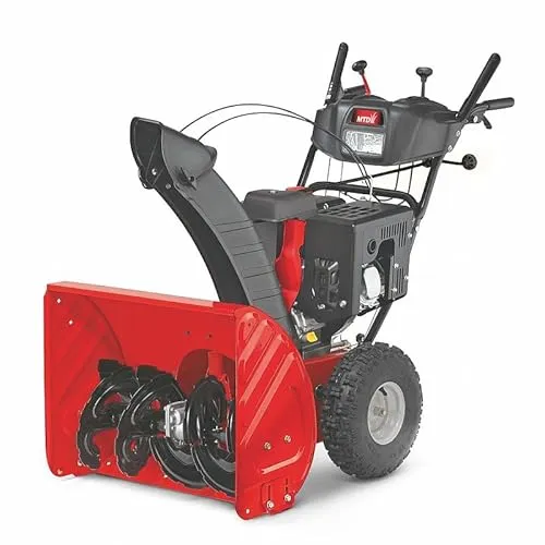 MTD - Optima ME 66 Schneefräse, rot, 66 cm, Seilzug & E-Start 230 V