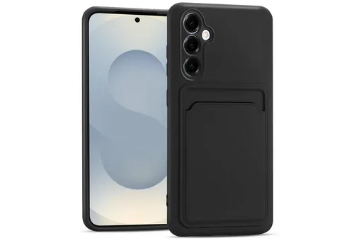 CoolGadget Handyhülle Card Case Handy Tasche für Samsung Galaxy S25 6,2 Zoll, Silikon Slim Schutzhülle mit Kartenfach für Samsung S25 5G Hülle