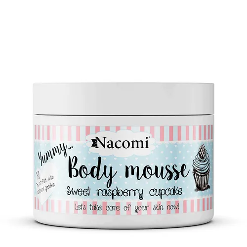 Body Mousse mus do ciała Malinowa Babeczka 180ml Nacomi 5902539703061