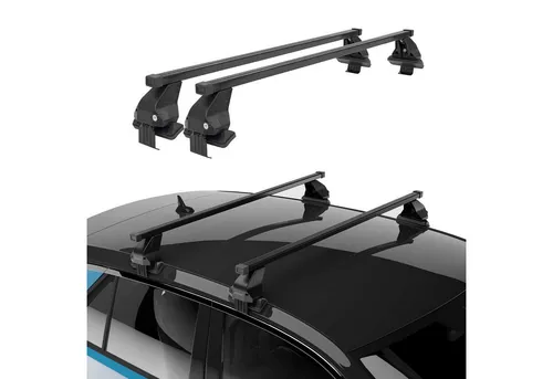 Menabo Dachträger Grundträger für VW Passat B8 (2014-2019) - 50kg Schwarz - Robuster Dachträger für VW Passat B8, abnehmbar und wasserbeständig, ideal für vielseitige Transportlösungen. Kapazität von 50 kg, einfache Installation.