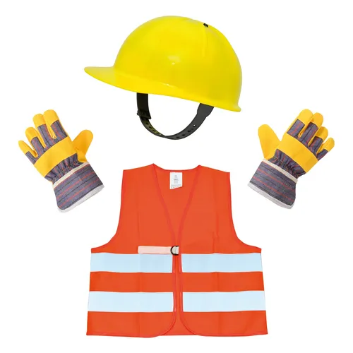 EDUPLAY Bauarbeiter Set für Kinder