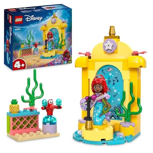 LEGO Disney Princess Arielles Musikbühne 43235 - Kreatives Bauspielzeug für Kinder ab 4 Jahren, fördert Kreativität und Problemlösungsfähigkeiten