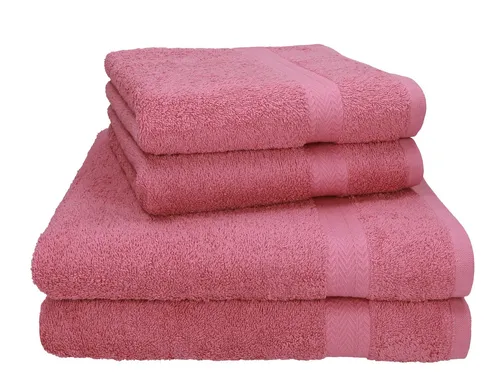 Betz Handtuch Set 4-tlg. PREMIUM 2 Handtücher und 2 Duschtücher, 100% Baumwolle (4-St)