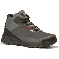 Sidi Liber Mid Motorradstiefel, grau, Größe 46 für Männer - Robuste Motorradstiefel mit 'Lock Laces' Schnürsenkeln, verstärktem Zehenschutz und schneller Einstiegshilfe – ideal für Sicherheit und Komfort auf der Straße.