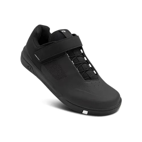 Crankbrothers Unisex Fahrradschuhe Stamp Speedlace, Schwarz Weiß, Größe 46,5 - Fahrradschuhe für Downhill und Enduro, optimierte Außensohle für besten Grip und Komfort, ideal für Trail und Straße mit atmungsaktivem Design.