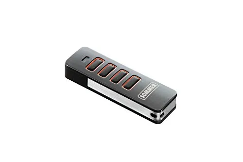 SOMMER Handsender Pearl Vibe, schwarz-rot von Sommer