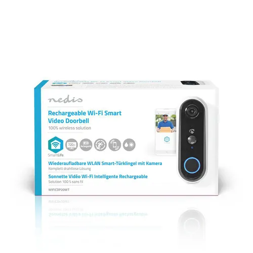 Video-Sprechanlage Türsprechanlage Türklingel Bild WLAN Drahtlos Smartlife