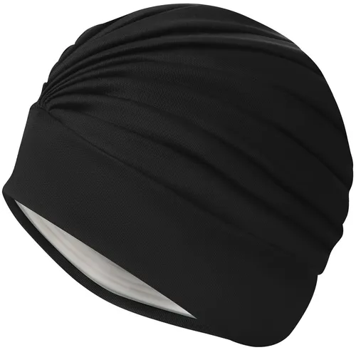 Aqua Speed Badekappe Retro Turban-Badehaube Polyester-Frottee Kopfhandtuch für Damen, Modischer Stil – Eleganter Komfort für Wellness & Entspannung