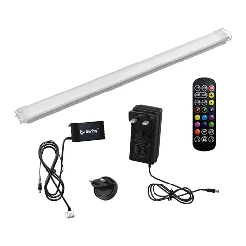 Vicco LED-Leiste 200 cm, Weiß, flexibel für Innen- und Außenbeleuchtung - Die Vicco LED-Leiste sorgt für stilvolle Akzentbeleuchtung mit RGB-Farben und Warmweiß. Ideal für kreative Lichtgestaltungen, einfach zu montieren mit beiliegendem Zubehör.