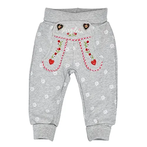 BONDI Baby Mädchen Trachten Hose Jersey - Hose (104)