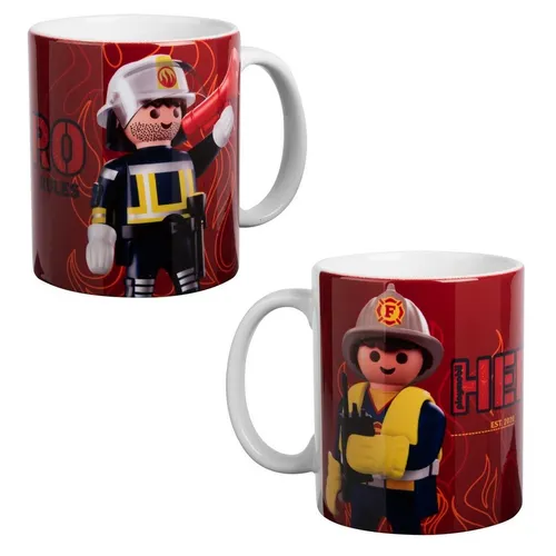 United Labels® Tasse Playmobil - City Action - Feuerwehr - Hero -Mug, Keramik