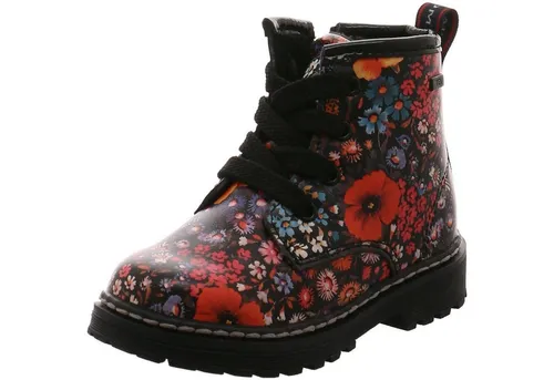 Tom Tailor Baby-Mädchen Halblange Stiefel 4271507, Black-Multi, 22 EU - Wanderschuhe mit TEX-Membran für optimalen Wetterschutz und Komfort beim Spielen und Entdecken.