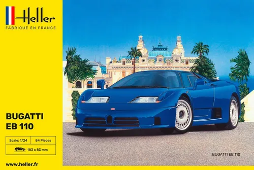 Heller 80738 BUGATTI EB 110 1:24 Bausatz