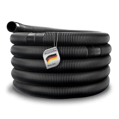 Poolschlauch/Solarschlauch Ø 38 mm | 2 m schwarz