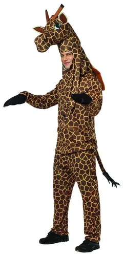 Rasta Imposta Giraffen-Kostüm, Braun/Gelb, Standard - Kostüm für Kinder, das wie eine echte Giraffe aussieht – ideal für Halloween, Mottopartys und Karneval. Einheitsgröße, einfach anzuziehen und perfekt für Gruppenkostüme!