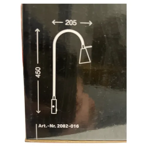 Briloner Leuchten LED Bettlampe mit Flexarm - Moderne Metall-Leselampe mit 400 Lumen und energiesparenden 4,7 Watt. Flexarm für individuelle Lichtsteuerung und An-/Ausschalter für einfachen Gebrauch.