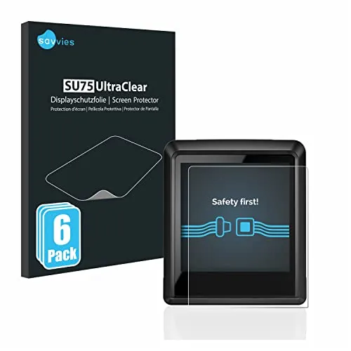 Savvies 6 Stück Schutzfolie für Bosch Intuvia 100 Displayschutz-Folie Ultra-Transparent