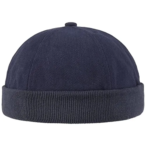 Hutshopping Cotton Dockercap Herren | Mütze aus 100% Baumwolle | Docker in Einheitsgröße (54-61 cm) | Cap mit Klettverschluss | Hafenmütze in Verschiedenen Farben | ganzjährig Tragbar, Blau, Einheitsgröße