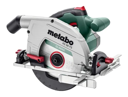 Metabo KS 66 FS Handkreissäge in metaBOX - 601066500 - Präzise Handkreissäge für saubere Schnitte, ideal für Handwerker und Heimwerker mit praktischer metaBOX für einfachen Transport.